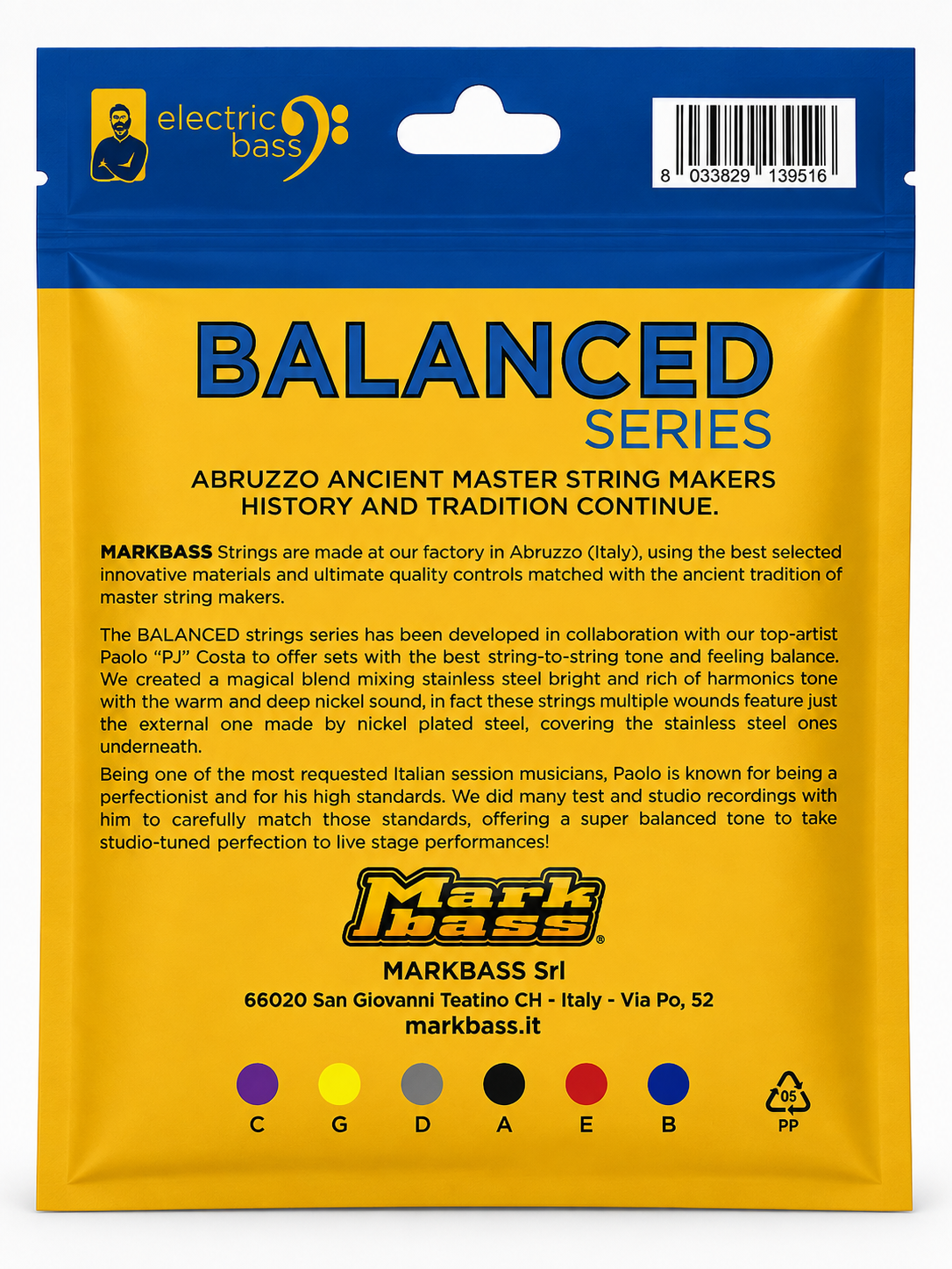 New: MarkStrings Nickle on Stainless Steel 045/130 5 String Set