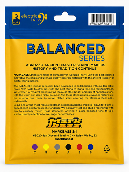 New: MarkStrings Nickle on Stainless Steel 045/130 5 String Set
