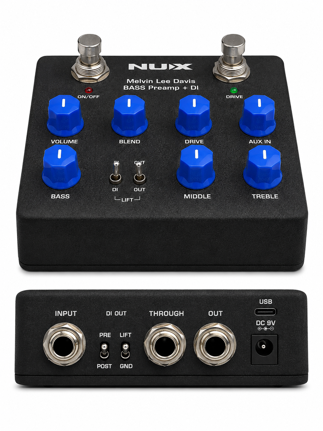 Pre-Owned NUX NBP-5 Melvin Lee Davis Bass Preamp + DI