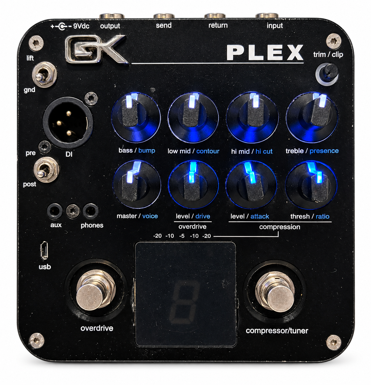 Pre-Owned: Gallien-Krueger PLEX Bass Preamp — Multi-Function Pedal