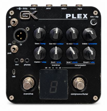 Pre-Owned: Gallien-Krueger PLEX Bass Preamp — Multi-Function Pedal