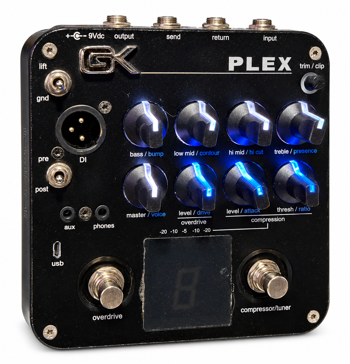 Pre-Owned: Gallien-Krueger PLEX Bass Preamp — Multi-Function Pedal