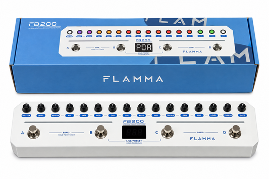 New: FLAMMA FB200 Intelligent Bass Multi-Effects Pedal