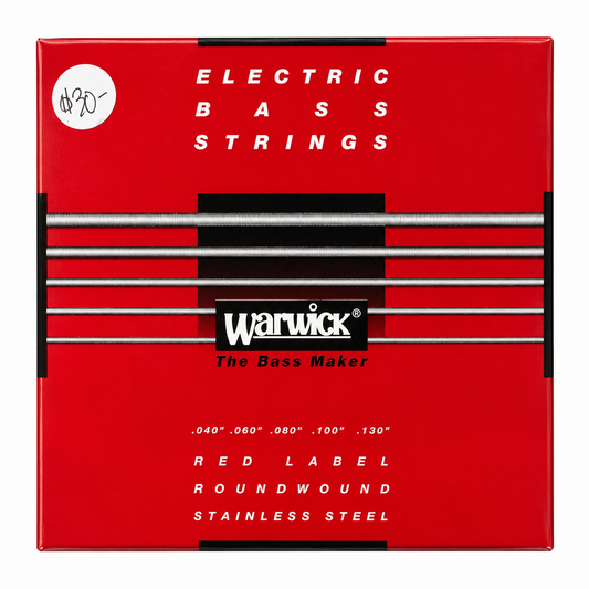 New: Warwick Red Label 5-String Bass Strings – Stainless Steel
