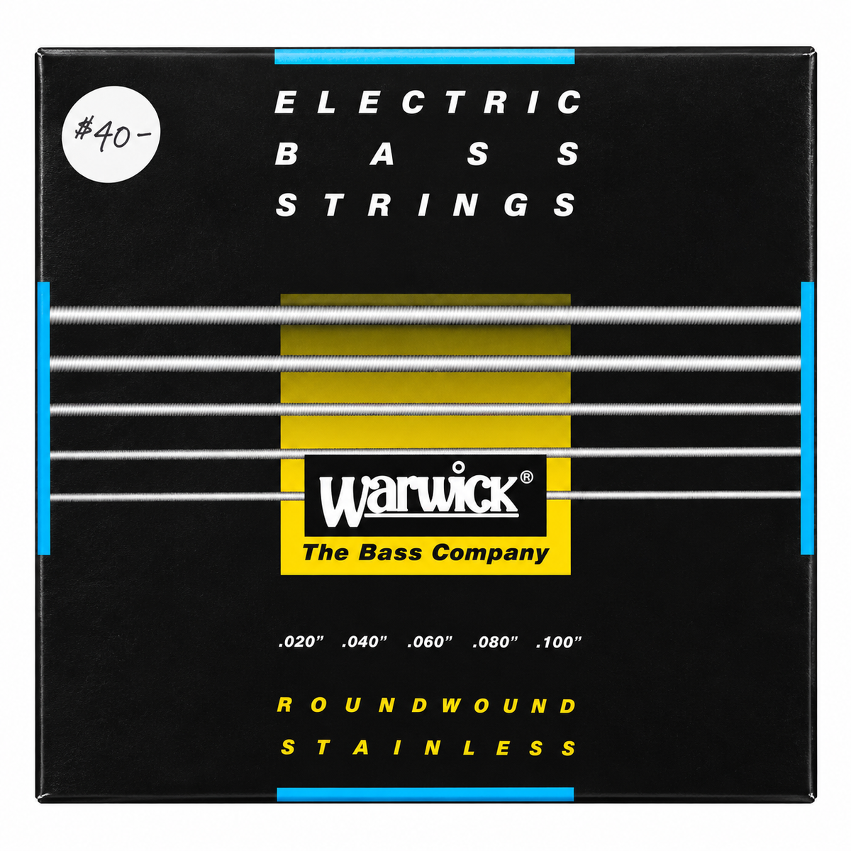 New: Warwick Black Label 5-String Bass Strings – Stainless Steel